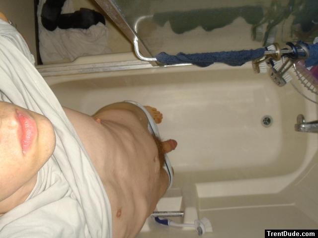 Clothes in the shower?