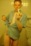 trying to get his shirt off