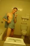 shirt coming off!