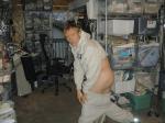 Pulling up pants