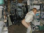 bending over?