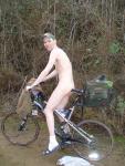 Stabbed by a bicycle seat