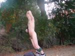 Nude on a trail