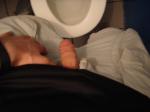 Getting ready to pee