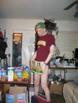 He eats fish daily for omega-3 oils, and to help his sperm count (best)