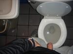 Getting ready to pee