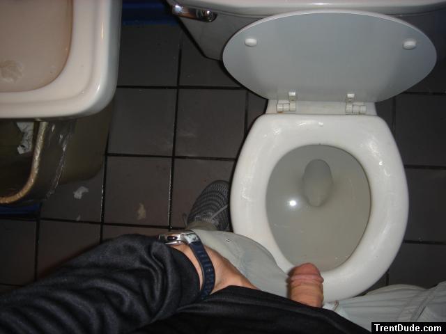 Getting ready to pee