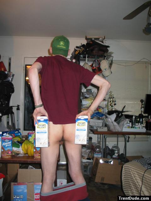 Skim milk helps to lower his cholesterol and maintain 10% body fat