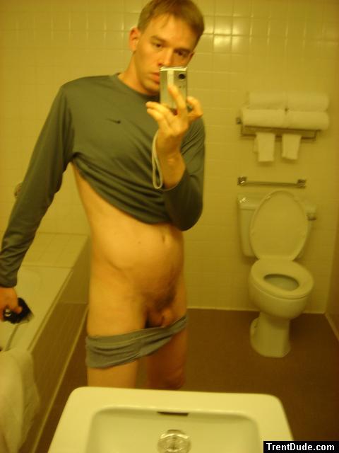 grey underwear in the bathroom