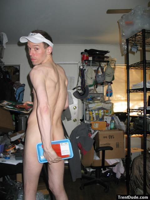 Holding a salmon slice