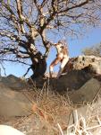 Nude with a tree