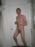 Nude -getting ready to shower