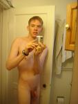 swimmer athlete Nude mirror photo