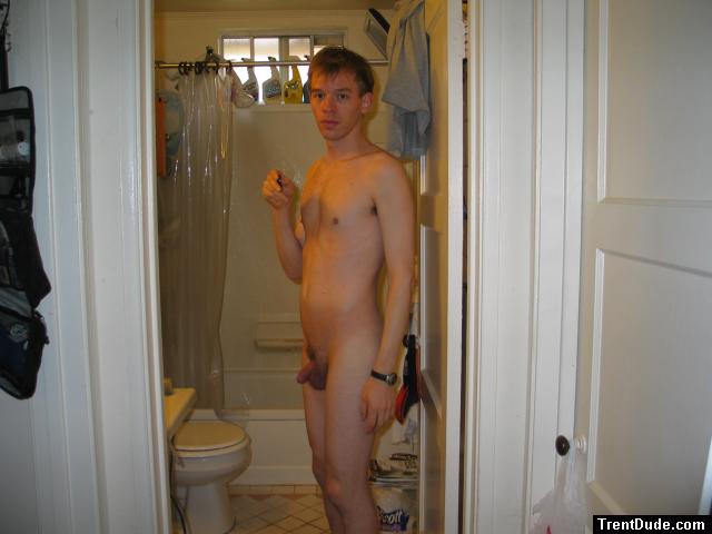 Nude with small penis