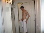 Undoing the towel