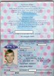 US passport w/ DOB