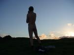 skinny butt at sunrise