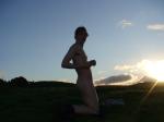 enjoying  it when it feels warm here