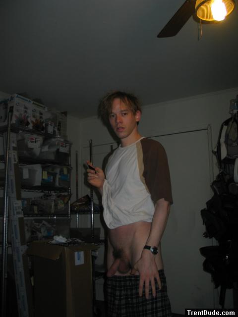 all alone in his room