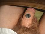 soft penis and a dime