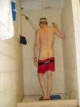 Lettin the water take the speedo down!