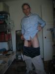 Undressing after a former dinner