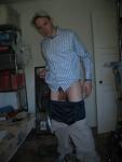 Undressing after a former dinner