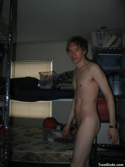 Standing by roomate bunkbed