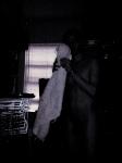 Black and white photo, camera error