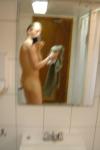 The college dorm shower room