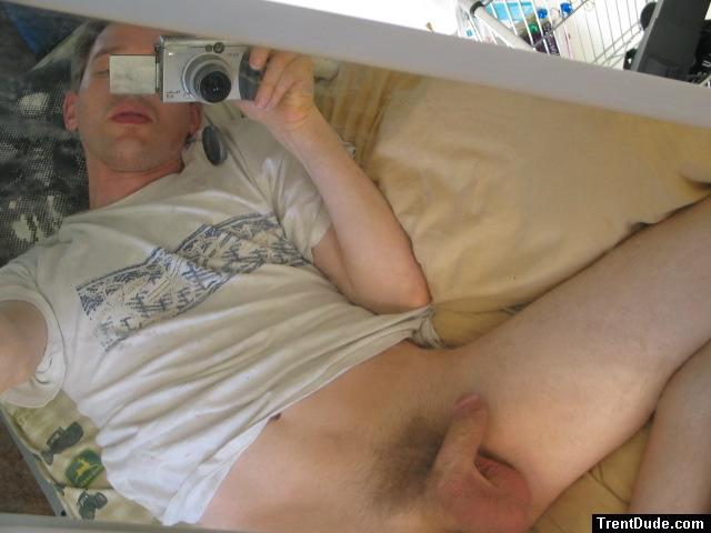 Nude in bed