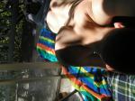 Trent's butt in the sun