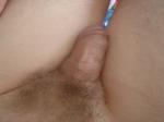 Soft penis close up and pubic hair