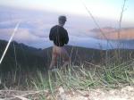 A butt high above the clouds