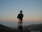 Watching the sunrise (rear)