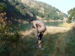 removing the running pants