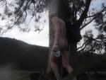 Backpack near a tree (with photoshoot) (1 Min 22MB MPG file)