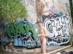 Nude at the graffiti tank