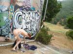 Hurry, put on your clothes before someone catches you nude!