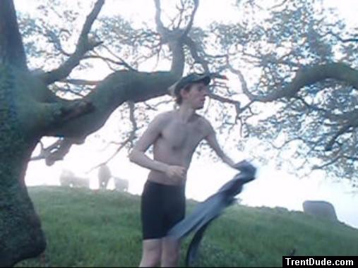 Captured image from the outdoor nude videos (watch the full length video for more)