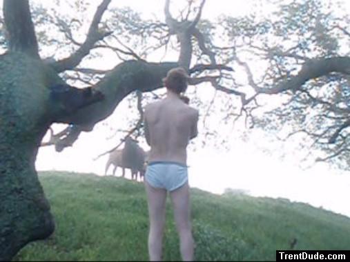 Captured image from the outdoor nude videos (watch the full length video for more)
