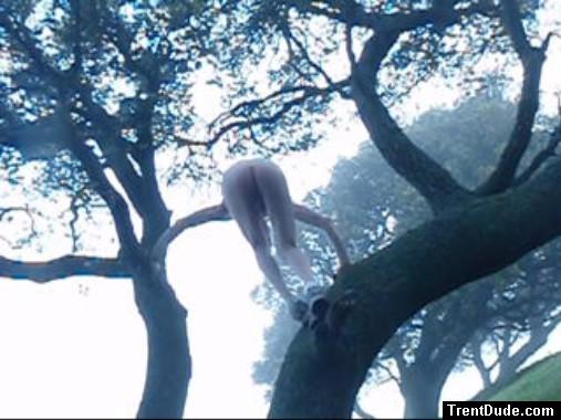 Captured image from the outdoor nude videos (watch the full length video for more)