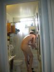 Pulling his shorts off (skinny)