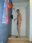 Nude in the shower