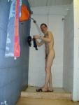 getting a wash cloth (smile) (abs)