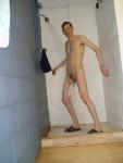 swim brief hanging from the the circumcised glans of his penis (best)