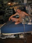 Nude bed photoshoot begin