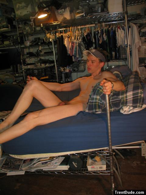 a nude man in bed (best)