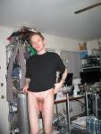 black t-shirt