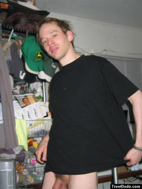 black t-shirt